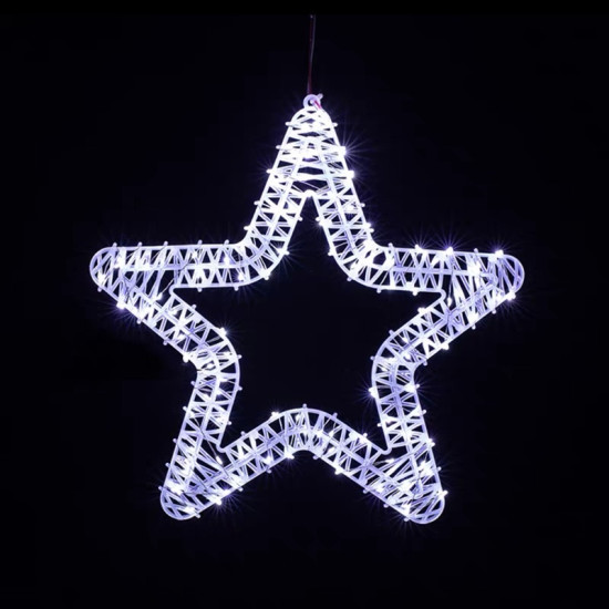 Φωτεινό Χριστουγεννιάτικο Αστέρι 800 LED 45x5cm με Ψυχρό Λευκό Φωτισμό