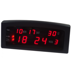 Ψηφιακό Led Ρολόι επιτραπέζιο- Ξυπνητήρι με θερμόμετρο και ημερολόγιο OEM Ψηφιακό Led Ρολόι επιτραπέζιο- Ξυπνητήρι με θερμόμετρο και ημερολόγιο OEM
