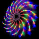 Διακοσμητικό Φωτιστικό LED Spinner Rainbow Πολύχρωμο 70cm