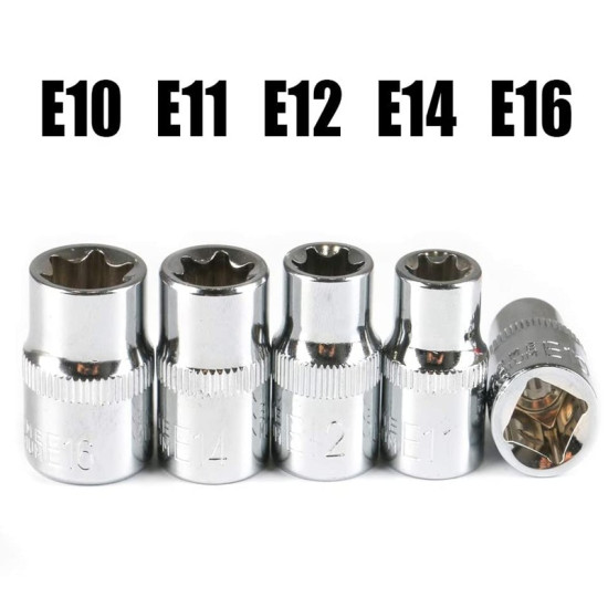 Κασετίνα Καρυδάκια 1/2″-1/4″-3/8″ Σετ 14 Τεμάχια