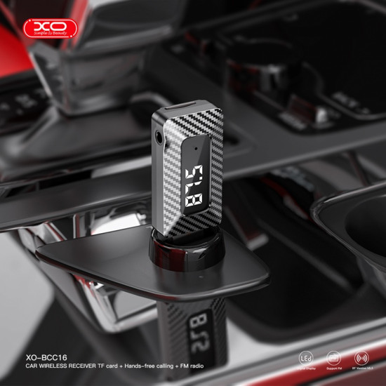 XO FM Transmitter Αυτοκινήτου BCC16 με Bluetooth