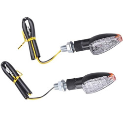 Φλας μηχανής LED πορτοκαλί universal σετ 2 τεμ. 12V IP65 OEM