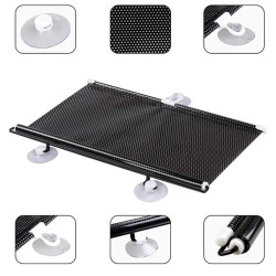 Πτυσσόμενο σκίαστρο αυτοκινήτου 68x125cm HW-0408 Carbon