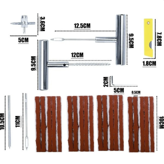 Κιτ Επισκευής Ελαστικών 27τμχ HW-0413