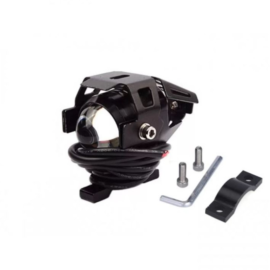 Αδιάβροχος προβολέας μοτοσυκλέτας Cree LED U5 mini Angel Eye μαύρου χρώματος 1 τεμ. IP67 OEM
