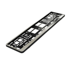 Πλαίσιο Πινακίδας Αυτοκινήτου Ασημί