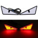 Φώτα LED Φλας Devil Eyes Μοτοσικλέτας Κόκκινο 2 τμχ