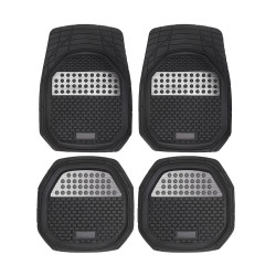 Αδιάβροχα Πατάκια Αυτοκινήτου Universal Καουτσούκ Σετ 4τμχ 