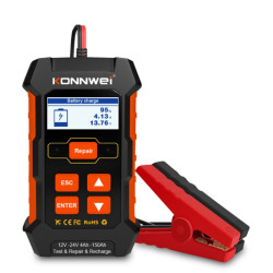 Φορτιστής και διαγνωστικό μπαταριών 12V/24V 4Ah-150Ah KW520 Konnwei