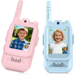Παιδικά walkie talkie με οθόνη & κάμερα επαναφορτιζόμενα 2τμχ