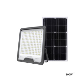 Αδιάβροχος Ηλιακός Προβολέας 800W με Πάνελ IP66 Eco Led Aerbes T106