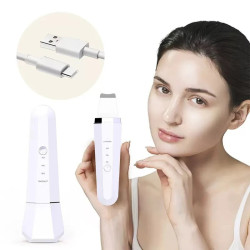 Συσκευή Περιποίησης Προσώπου Ultrasonic Skin Scrubber Με Υπερήχους Και EMS D839