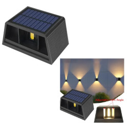 Ηλιακό Επιτοίχιο Φωτιστικό LED Αδιάβροχο με Ρυθμιζόμενη γωνία HS-8032