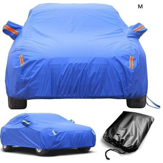 Αδιάβροχη Κουκούλα Αυτοκινήτου Anti UV με Ανακλαστικές Ταινίες, Λάστιχο και Φερμουάρ Medium 430x160x120cm CD-130 Αδιάβροχη Κουκούλα Αυτοκινήτου Anti UV με Ανακλαστικές Ταινίες, Λάστιχο και Φερμουάρ Medium 430x160x120cm CD-130