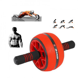 Ρόδα Εκγύμνασης Κοιλιακών - Abdominal Muscle Fitness Wheel Κόκκινο - Μαύρο