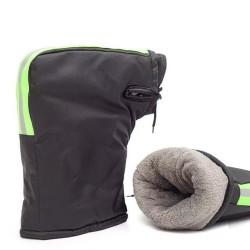 Αντιανεμικές ασπίδες χεριών με επένδυση fleece W18467