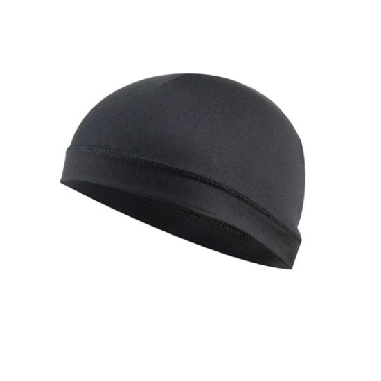 Σκουφί Ποδηλασίας & Μοτοσικλέτας Για Κράνος Quick Dry Anti-UV Unisex W18389 Μαύρο
