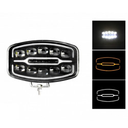 Προβολέας LED αυτοκινήτου 10″ 10 LED 12-24V JN-2853-95 Πορτοκαλί / Λευκό