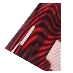 Επιμεταλλωμένη μεμβράνη από ανθρακονήματα 50*100cm W17911R μαύρο κόκκινο