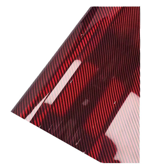 Επιμεταλλωμένη μεμβράνη από ανθρακονήματα 50*100cm W17911R μαύρο κόκκινο