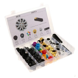 Σετ Τάπες Πλαστικές Για Μπουλόνια Ζάντας Αυτοκινήτου 105τμχ HE39 W17168-3