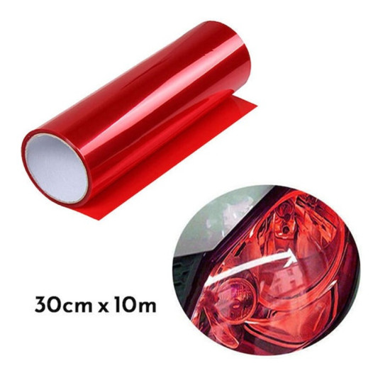 Προστατευτική μεμβράνη προβολέων αυτοκινήτου 30cm*10m W15492-R Κόκκινο Προστατευτική μεμβράνη προβολέων αυτοκινήτου 30cm*10m W15492-R Κόκκινο