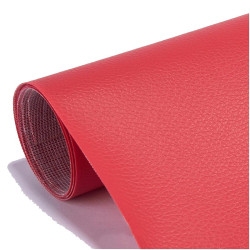 Αυτοκόλλητο PU 100*137cm δέρμα επισκευής σε ρολό εσωτερικού αυτοκινήτου και φθαρμένων επιφανειών W17319-1R Κόκκινο