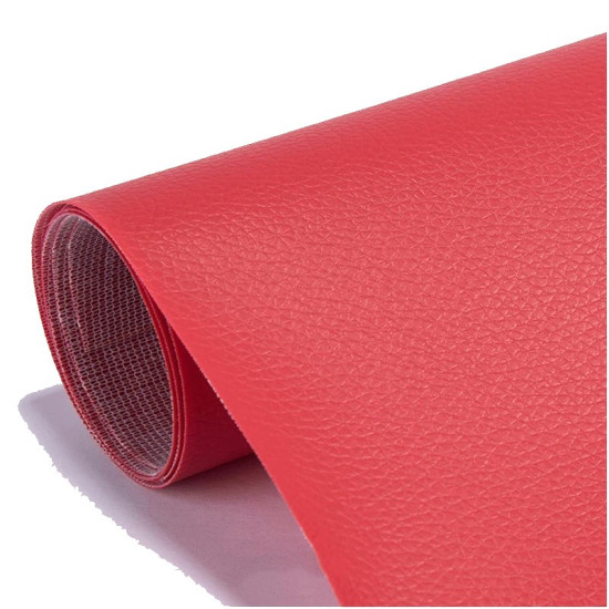 Αυτοκόλλητο PU 100*137cm δέρμα επισκευής σε ρολό εσωτερικού αυτοκινήτου και φθαρμένων επιφανειών W17319-1R Κόκκινο