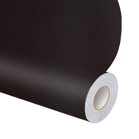 Αυτοκόλλητο PU 100*137cm δέρμα επισκευής σε ρολό εσωτερικού αυτοκινήτου και φθαρμένων επιφανειών W17319-1B Μαύρο