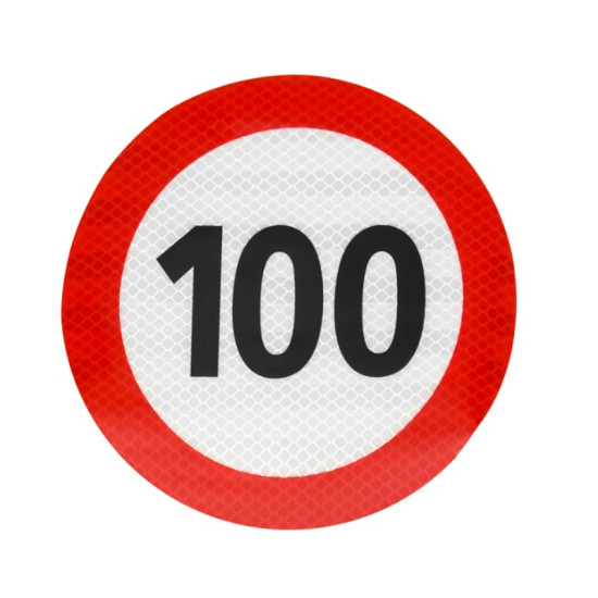 Ανακλαστική Αυτοκόλλητη Πινακίδα 3Μ 16x16cm Όριο Ταχύτητας 100χλμ W17126-5-4 Ανακλαστική Αυτοκόλλητη Πινακίδα 3Μ 16x16cm Όριο Ταχύτητας 100χλμ W17126-5-4