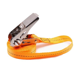 Ιμάντας Αποσκευών Αυτοκινήτου Καστάνια Μέγιστου Φορτίου 250kg 2.5εκ. x 5m W17881 πορτοκαλί