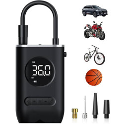 Φορητή Αντλία Αέρα Αυτοκινήτου 4000mAh 150PSI με οθόνη LCD CZK-3668