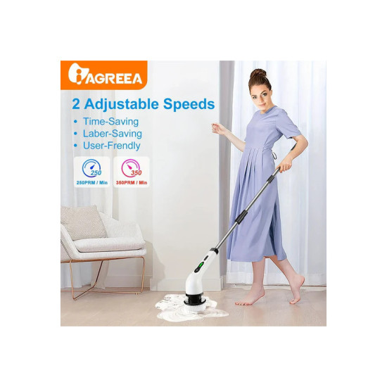 Πολυλειτουργική Πτυσσόμενη ηλεκτρική βούρτσα καθαρισμού 9 σε 1 25W 