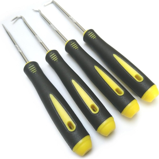 Κιτ Κατσαβιδιών Στεγανοποίησης Λαδιού 16.5εκ. 4τμχ W17159-2 Κίτρινο-Μαύρο