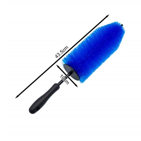 Βούρτσα καθαρισμού για ζάντες αυτοκινήτου-μηχανής πάχος 10 εκ. CD-128 μπλε