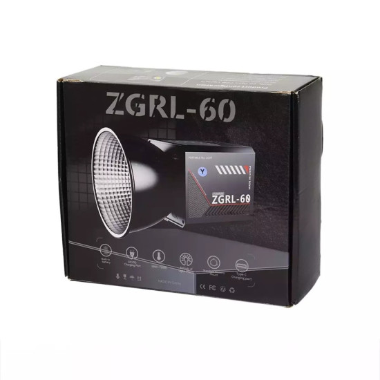 Φωτιστικό Led Video Light Bίντεο Φωτογραφίας Cob Bi-color Zgrl 60w