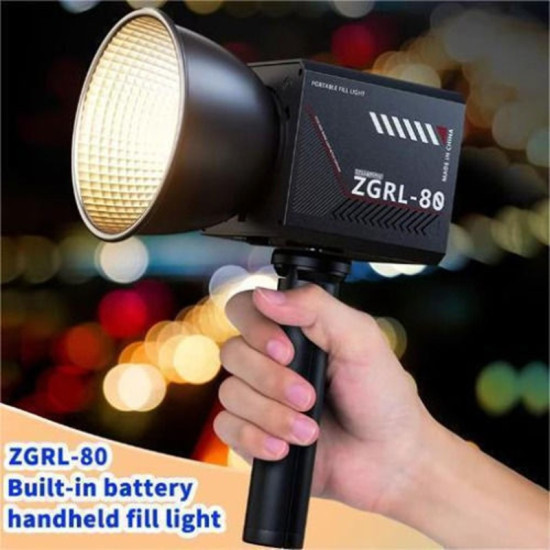 Φωτιστικό Led Video Light Bίντεο Φωτογραφίας Cob Bi-color Zgrl 80w