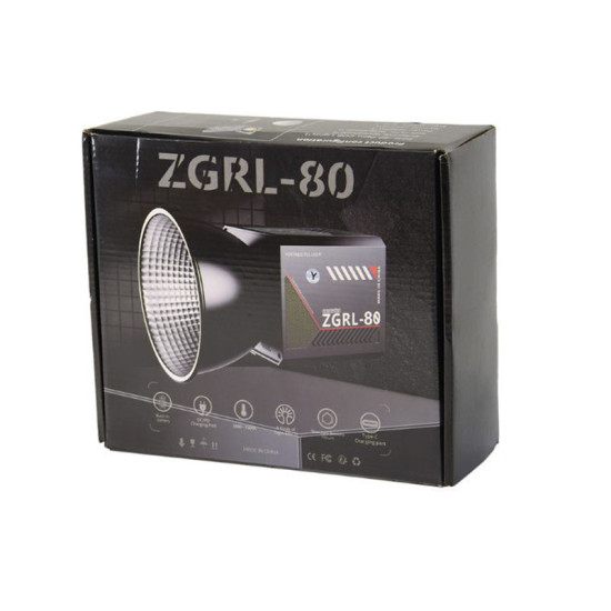 Φωτιστικό Led Video Light Bίντεο Φωτογραφίας Cob Bi-color Zgrl 80w