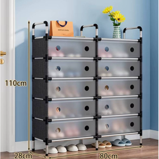 Παπουτσοθήκη 10 Θέσεων Με Διαφανείς Πόρτες XYX-88162