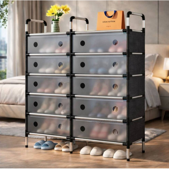 Παπουτσοθήκη 10 Θέσεων Με Διαφανείς Πόρτες XYX-88162