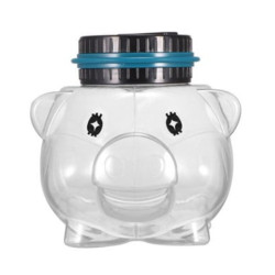 Κουμπαράς Γουρουνάκι με Αυτόματη Καταμέτρηση – Διάφανο