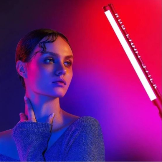 Επαναφορτιζόμενο Φωτιστικό RGB Light Stick 50cm Με Τηλεχειριστήριο Και Πολλαπλά Εφέ Φωτισμού B02