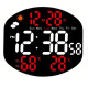 Ψηφιακό ρολόι τοίχου με κόκκινα ψηφία DS-3816L