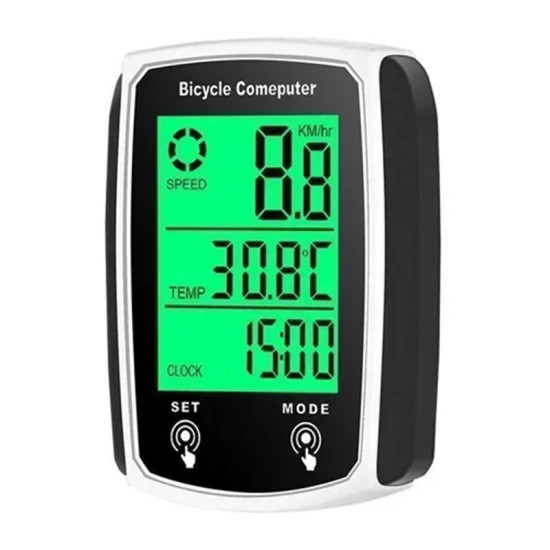 Αδιάβροχο ασύρματο κοντέρ ποδηλάτου 668 – μαύρο