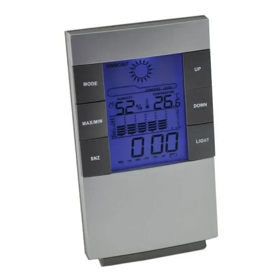 Ρολόι Ξυπνητήρι – Μετεωρολογικός Σταθμός WER-3210 θα σας ενθουσιάσει!