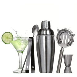 Coctail Shaker – Σετ Κοκτέιλ 5 τεμαχίων από ανοξείδωτο χάλυβα