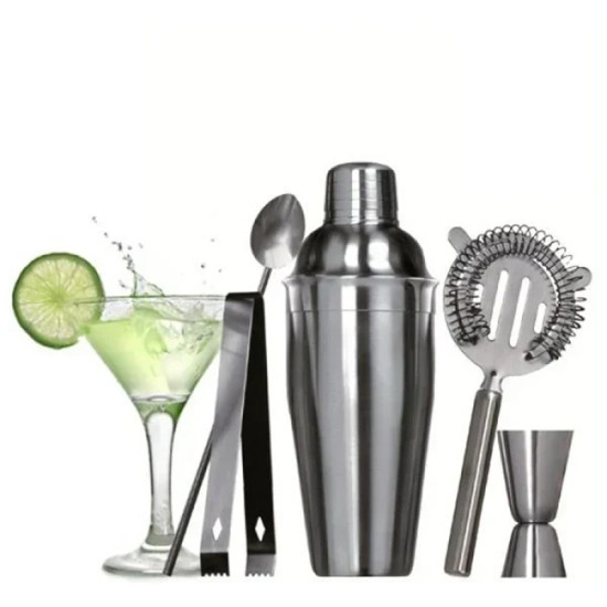 Coctail Shaker – Σετ Κοκτέιλ 5 τεμαχίων από ανοξείδωτο χάλυβα