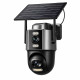 AI Ηλιακή Κάμερα Ασφαλείας 360°