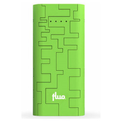 Fluo Energy Block Power Bank 10400mAh με 2 Θύρες USB-A Πράσινο
