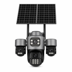 AOV Ηλιακή Κάμερα Ασφαλείας 4 Φακών